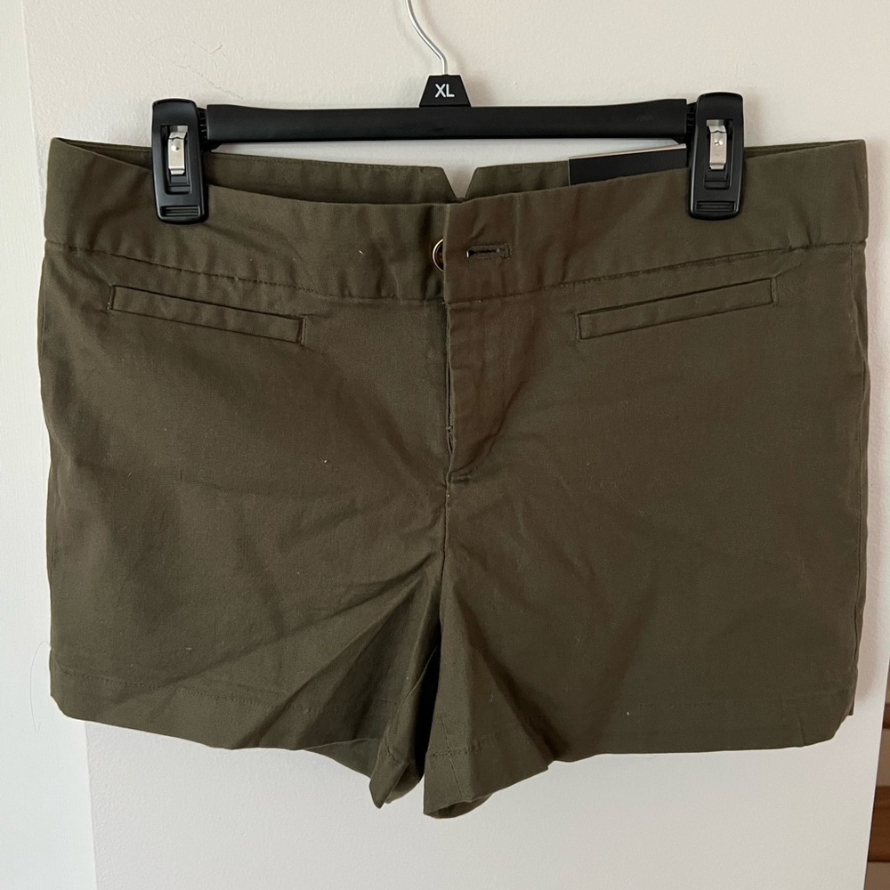 Banana Republic Size 8 Green Shorts